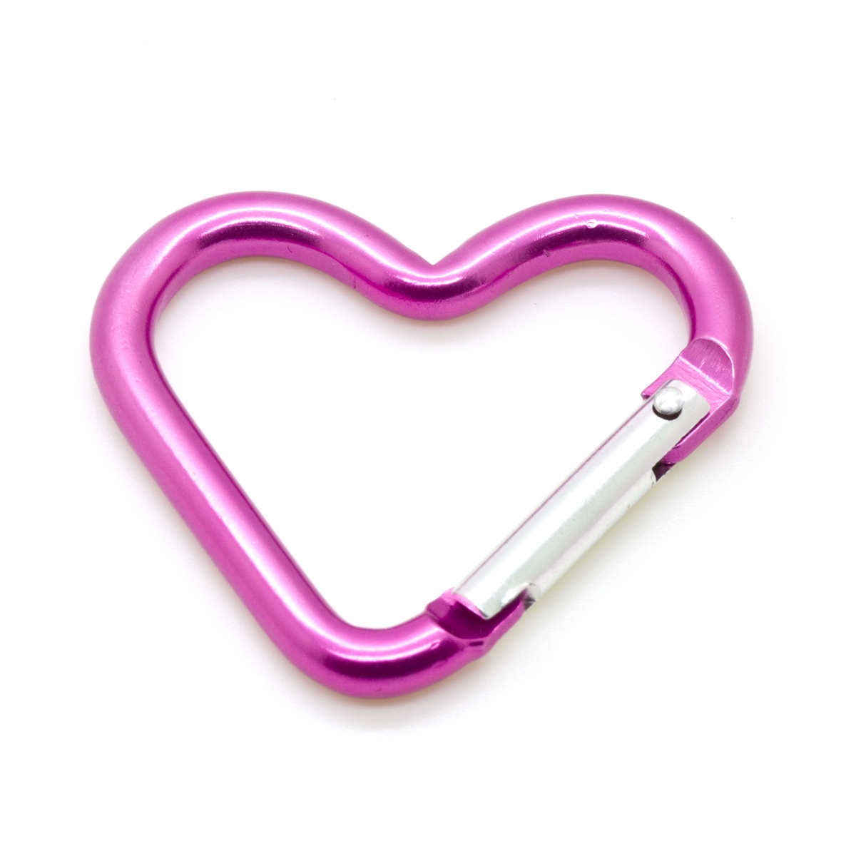 10Pcs Carabiner Heavy Duty Keychain Clip - Carabiner Heart Shaped