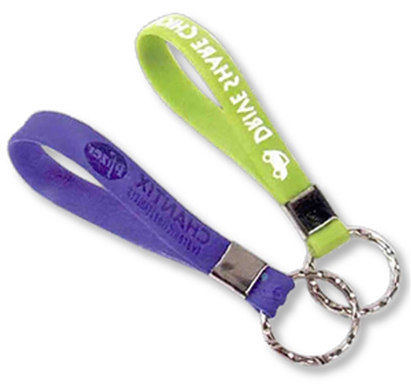 Silicone Wristband Key Chain